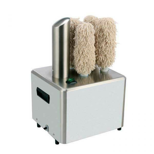 Omcan USA 44516 5 Polishing Brushes Countertop Glass Polisher - 120 Volts