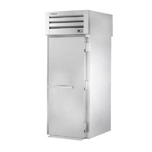 True STA1HRT89-1S-1S 89" H Stainless Steel and Aluminum Roll-Thru 1 Section SPEC SERIES Heated Cabinet with Solid Doors - 2000 Watts 1-Ph