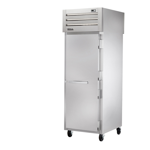 True STA1HPT-1S-1S Stainless Steel and Aluminum Pass-Thru 1 Section SPEC SERIES Heated Cabinet with Solid Door - 208-230 Volts 1-Ph