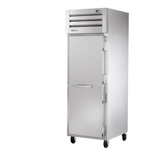 True STA1H-1S Stainless Steel and Aluminum Reach-In 1 Section SPEC SERIES Heated Cabinet with Solid Door - 208-230 Volts 1-Ph