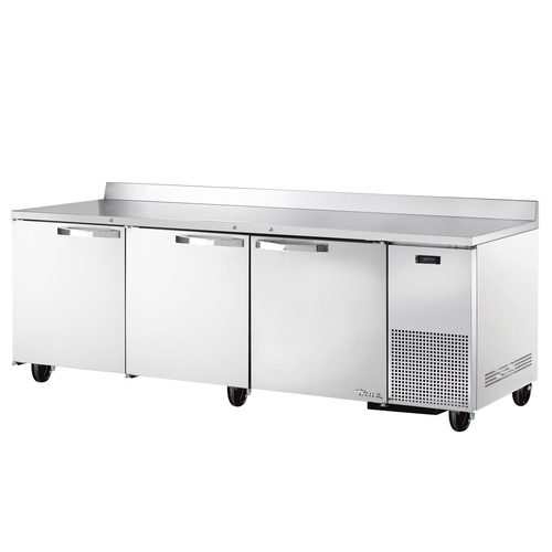 True TWT-93-HC~SPEC3 Stainless Steel 3 Section 3 Doors SPEC SERIES Deep Work Top Refrigerator - 115 Volts 0.2 HP