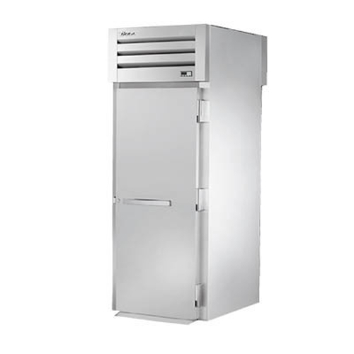 True STA1HRT-1S-1S Stainless Steel and Aluminum Roll-Thru 1 Section SPEC SERIES Heated Cabinet with Solid Doors - 2000 Watts 1-Ph