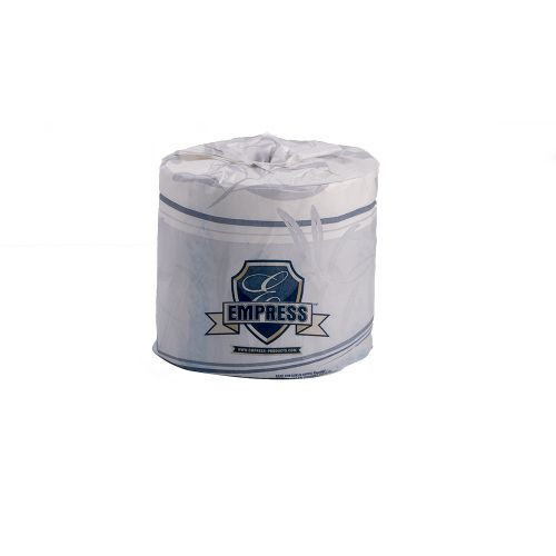Empress BT 965002 4.06" X 3.6" 2 Ply 500 Sheets White Premium Bath Tissue (96 Rolls)