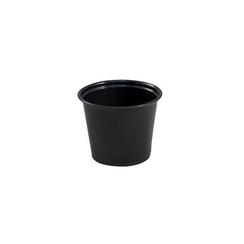 Empress EPC550B Plastic Portion Cup 5.5 Oz. Black (50 Packs of 50 Per Case)