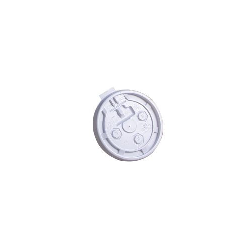 Empress EFHCL-1020-W 20 Oz. White Flat Lid For Paper Hot Cup (10 Packs of 100 Flat Lids Per Case)