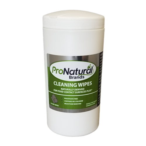 Vollrath 265002 Phosphate-Free ProNatural Brands Cleaning Wipes