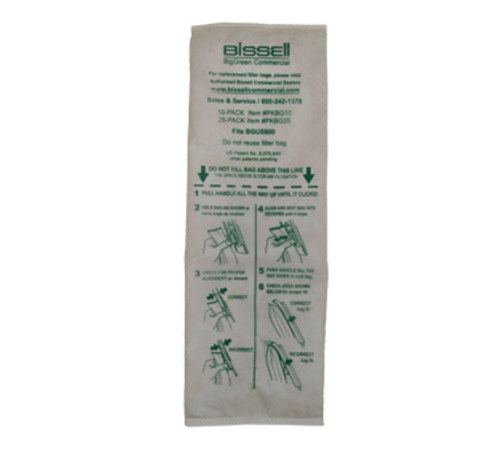 Bissell PKBG25 Vacuum Cleaner Bags for BGU5500
