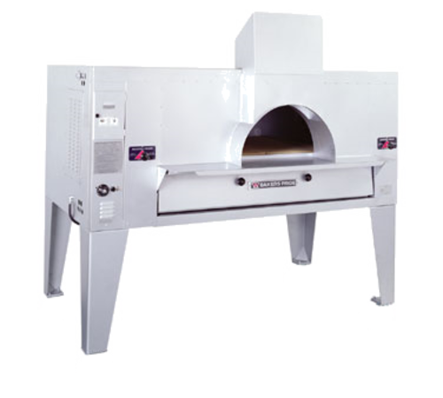 Bakers Pride FC-516-LP Black Stainless Steel Exterior Single Deck Liquid Propane Il Forno Classico Pizza Oven - 140,000 BTU