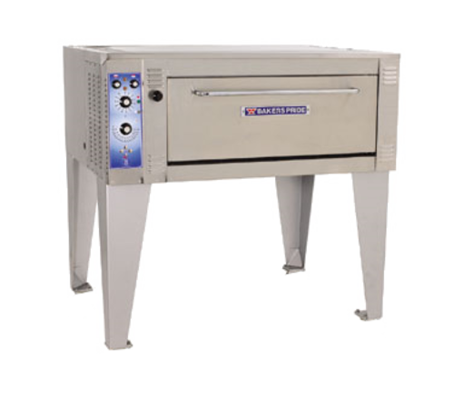 Bakers Pride EB-1-8-3836 Stainless Steel Single Super Deck Series Bake Deck Oven - 208 Volts 8,000 Watts