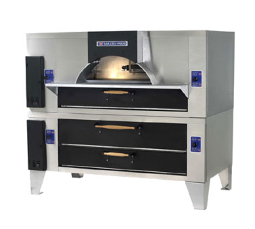 Bakers Pride FC-616/Y-600-NG 81" W Double Deck Natural Gas Il Forno Classico® Pizza Oven