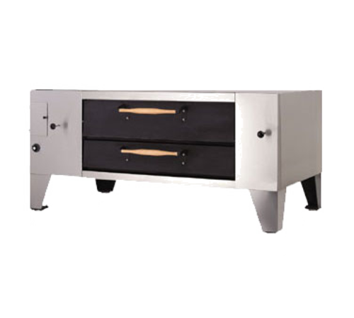 Bakers Pride Y-800-DSP-LP 55.12" W Single Deck Liquid Propane Super Deck Series Display Pizza Deck Oven