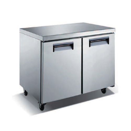 Universal Coolers SC-48-LBI 47.2" W Two Doors Work Top Refrigerator - 115 Volts