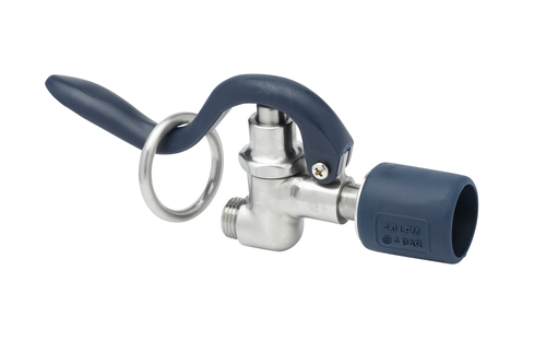 T&S Brass S-0107-J 1.07 GPM Stainless Steel Blue Rubber Eversteel Spray Valve