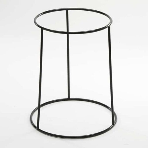 American Metalcraft RSR10 11.75" Black Round Reversible Rubber Coated Steel