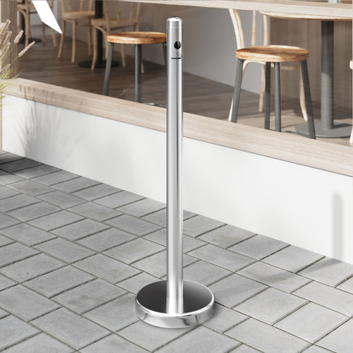 Makula MAK40SPSS 40'' Stainless Steel Free Standing Smoker Pole and Base