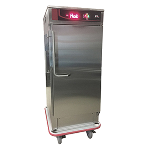 Carter-Hoffmann GTH12 24 Trays All Stainless Steel 1 Solid Door Gridless Heated Transport Cart - 120 Volts