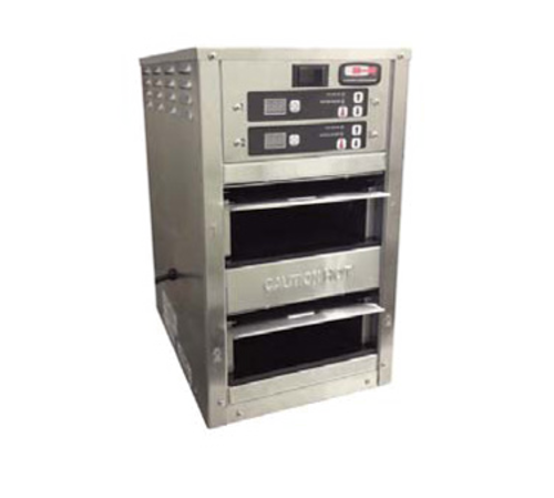 Carter-Hoffmann MZ213GS-2T 9.88" W Stainless Steel Electronic Modular Holding Cabinet - 120 Volts