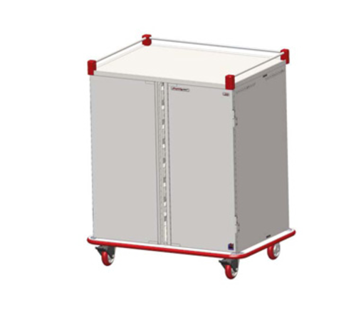 Carter-Hoffmann PTDST12 12 Trays Stainless Steel Two Doors Performance Patient Tray Cart