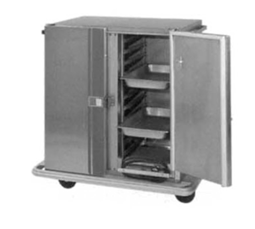 Carter-Hoffmann PH1215 46.75" W Stainless Steel Solid Door Mobile Heated Cabinet - 120 Volts