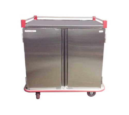 Carter-Hoffmann PTDTT20 20 Trays Stainless Steel Two Doors Performance Patient Tray Cart