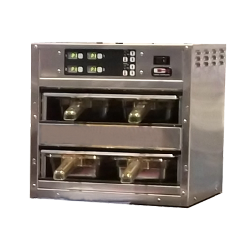 Carter-Hoffmann MC223GS-2T 4 Pans Stainless Steel Programmable Controls Modular Holding Cabinet - 120 Volts