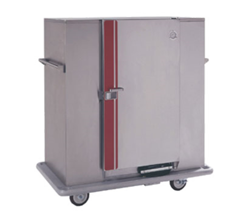 Carter-Hoffmann BB96X 120 Covered Plates Stainless Steel Mobile Single Door Classic Carter Banquet Cabinet - 120 Volts