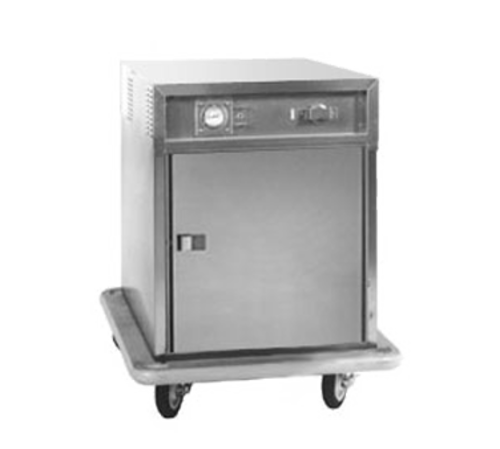 Carter-Hoffmann ST188 Stainless Steel Solid Doors Mobile Satellite Transport Cart - 120 Volts 1-Ph