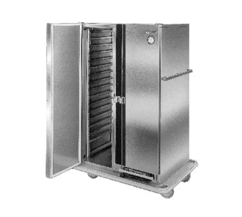 Carter-Hoffmann PH1225 46.75" W Stainless Steel Solid Door Mobile Heated Cabinet - 120 Volts