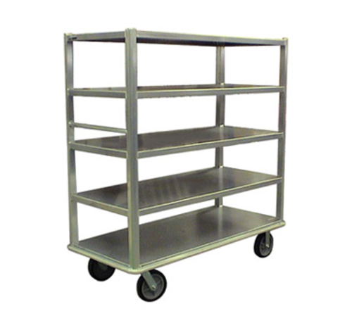 Carter-Hoffmann T723 27" x 72"Aluminum Three Shelves Queen Mary China and Silver Transporter