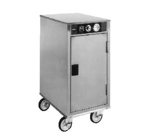 Carter-Hoffmann PH129 17.88" W Stainless Steel Solid Door Mobile Heated Cabinet - 120 Volts