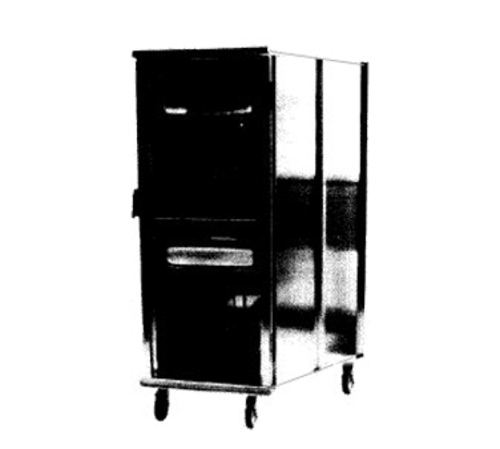 Carter-Hoffmann E8612V 15 Pans Aluminum Enclosed Style Storage Cabinet with Hinged Doors