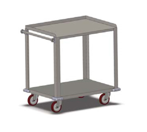 Carter-Hoffmann UC3S2433 700 Lbs. Stainless Steel Three Shelf Utility Cart