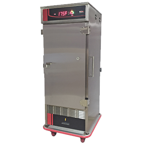 Carter-Hoffmann GTH7 14 Trays All Stainless Steel 1 Solid Doors Gridless Heated Transport Cart - 120 Volts
