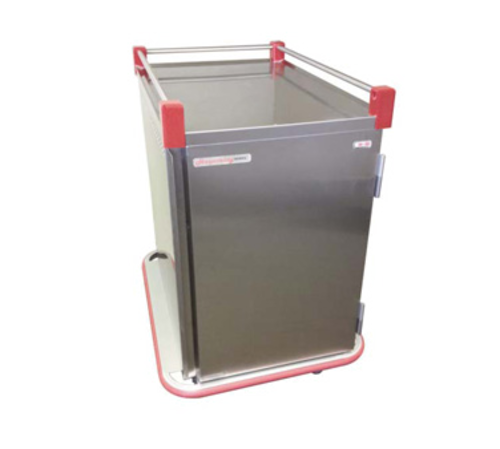 Carter-Hoffmann PSDST8 8 Trays Stainless Steel Single Door Performance Patient Tray Cart