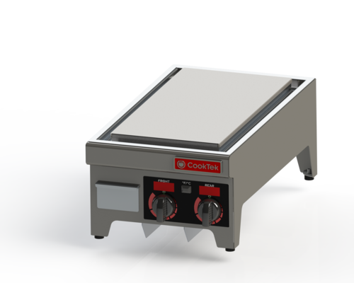 CookTek PL162CR-200 2 Burner Stainless Steel PL162CR-200 Induction Plancha