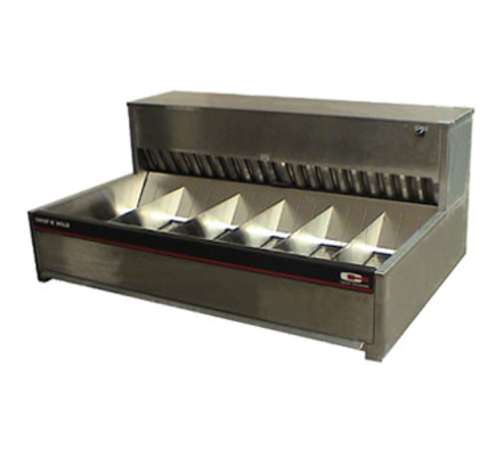 Carter-Hoffmann CNH40 Stainless Steel 6 Sections Crisp N Hold Fried Food Station - 208 Volts 2890 Watts