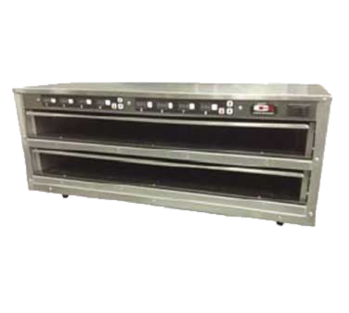 Carter-Hoffmann MC243GS-2T 8 Pans Stainless Steel Programmable Controls Modular Holding Cabinet - 120 Volts