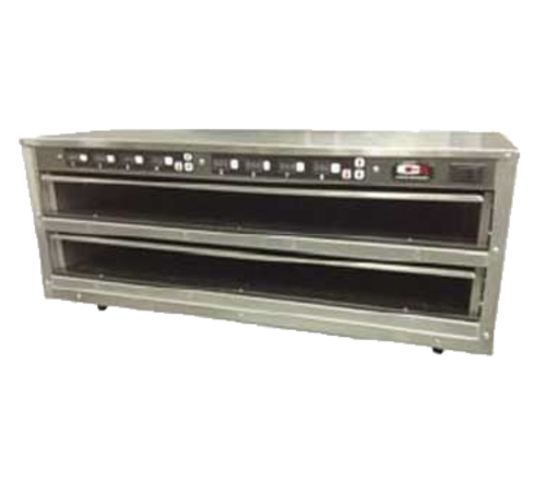 Carter-Hoffmann MC243GS-2T 8 Pans Stainless Steel Programmable Controls Modular Holding Cabinet - 120 Volts