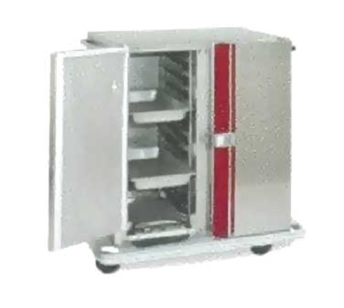 Carter-Hoffmann PH1860 55.88" W Stainless Steel Solid Door Mobile Heated Cabinet - 120 Volts