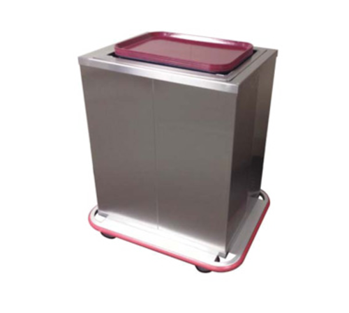 Carter-Hoffmann ETD2S1520 All Stainless Steel 2 Stacks Enclosed Tray Dispenser for 15" x 20" Trays