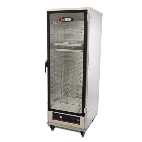 Carter-Hoffmann HL1-18 18 Pans Full Size Non-Insulated hotLOGIX Humidified Holding Cabinet-HL10 Series - 120 Volts