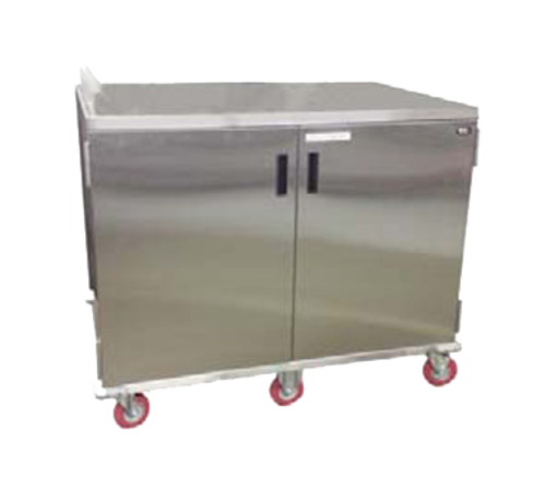 Carter-Hoffmann ETDTT20 20 Trays Stainless Steel Two Doors Economy Patient Tray Cart