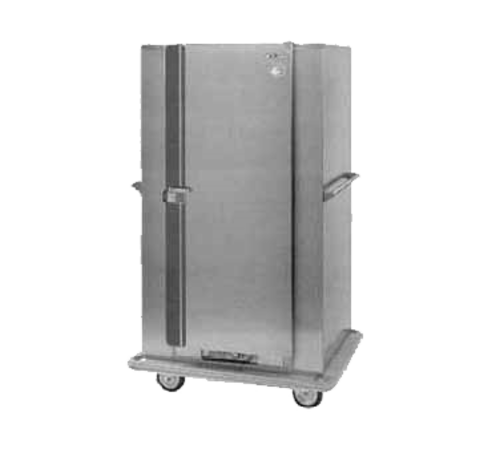 Carter-Hoffmann BB100 120 Covered Plates Stainless Steel Mobile Single Door Classic Carter Banquet Cabinet - 120 Volts