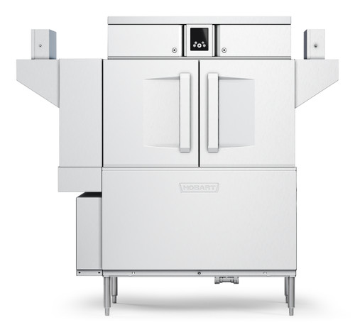 Hobart CL54-DWR+BUILDUP Low Temp Conveyor Dishwasher With Booster Heater