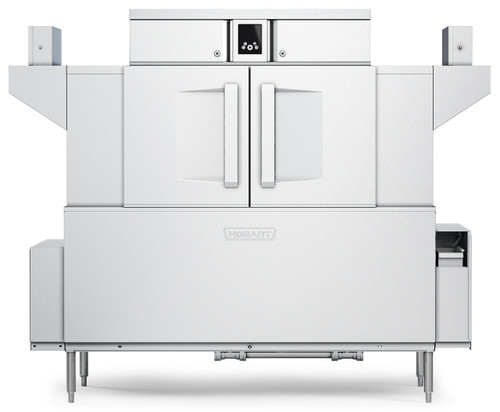 Hobart CL64-ADV+BUILDUP Low Temp Conveyor Dishwasher With Booster Heater