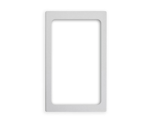 Vollrath 8244020 21.13" W x 12.75" D White Stone (1) 40006 Plastic Cutout Miramar Template