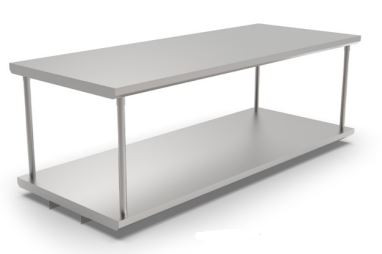 John Boos PTS26K-2484 84"W x 24"D Stainless Steel Pass-Thru Shelf