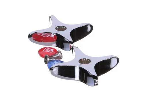 T&S Brass B-19KNS 4-Arm Kitchen Handle Kit