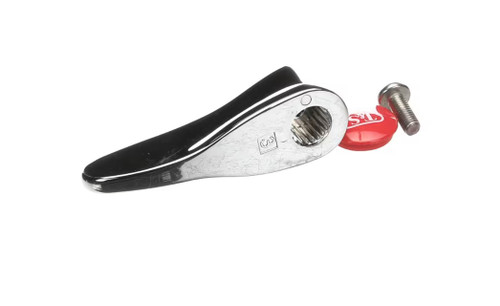 T&S Brass 001637-45NS 0.18" Long Chrome Plated Red Index Lever Handle