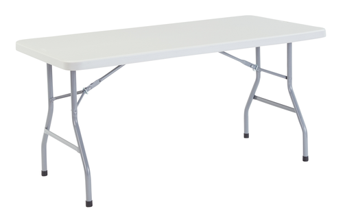 National Public Seating BT3060 30" W x 60" D 17 Gauge Frame NPS Heavy Duty Folding Table